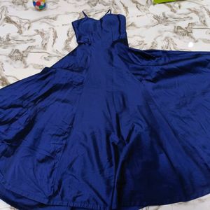 Royal Blue Party Wear Gown