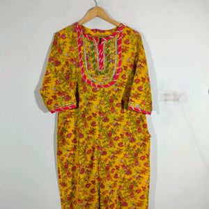 Multicolour Printed Kurta (Women's)