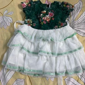 Green Baby Frock