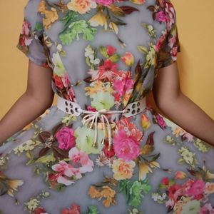 Floral Design Gown