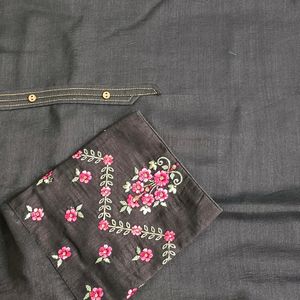 Libas silk straight Kurta