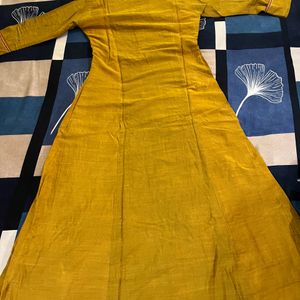 Mustard Kurta For Women