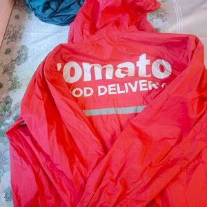 Zomato Raincoat Not Used New Good Condition