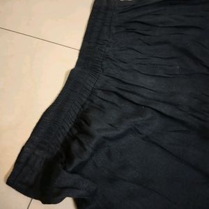 pure cotton black palazzo