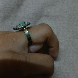 Blue Stone AD Ring