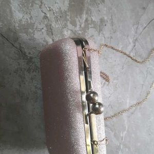 Beautiful peach color clutch