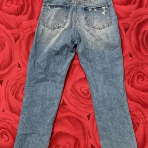 High Waist Blue Denim jeans