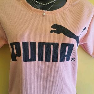 PUMA printed Crop Top