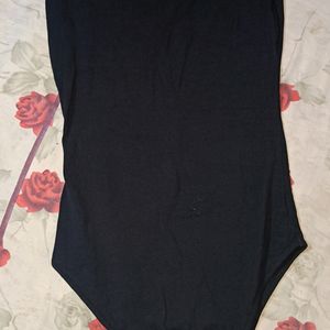 Miss Poem Black One Piece Dress