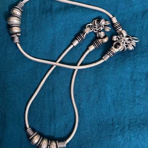 Oxidised Anklets