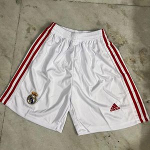 ADIDAS REAL MADRID WHITE SHORTS