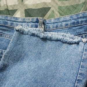 Denim Blue High-Waist Jeans