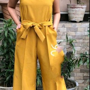 Tie Up Jumpsuit