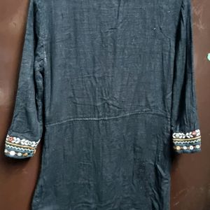 Mango Branded Tunic Top (Bust : 32,34,36)