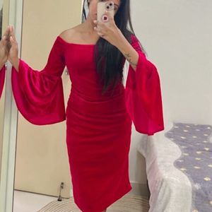 Off Shoulder Partywear Dress