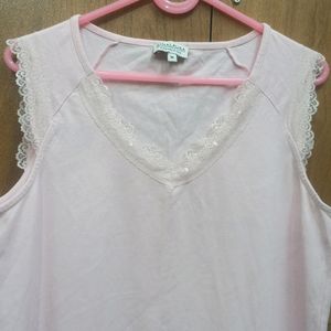 Pink Night Wear Or T Shirt