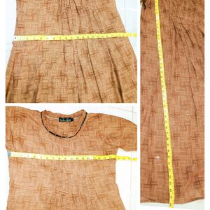 Brown Maxi Dress Cute