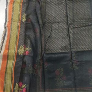 Art Silk Saree With Blouse 6 Meters