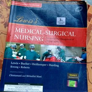 Medical Surgical Nursing Textbook