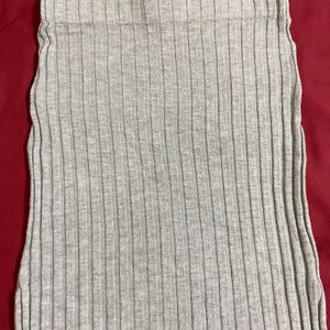 H&M Grey Midi Skirt