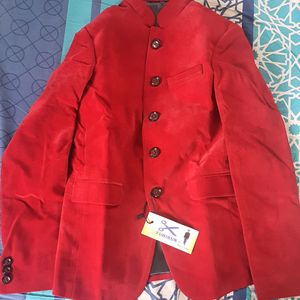 Velvet Blazer For 8 To 10 Yrs Boys Not Even Used