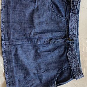 New Ginger Denim Short Skirt