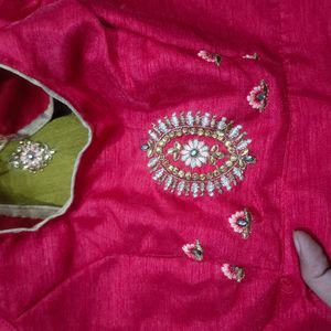 Zari And Swarovski Embroidered Saree