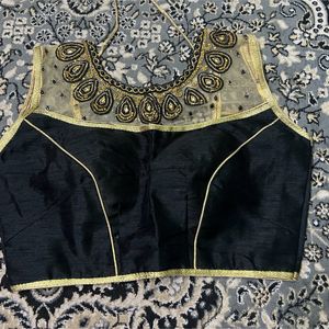 Moti Work Beautiful Black Blouse