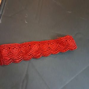 Maroon Lace 34 Inches