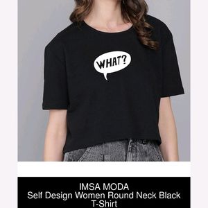 Black Crop T-shirt