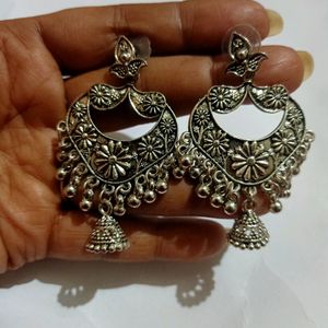 Earings Oxidised