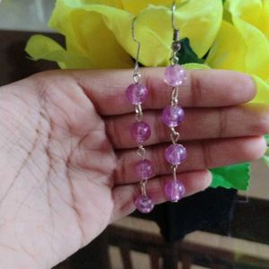 Rapunzel Purple Earrings