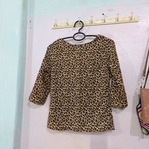 Leopard Print Top