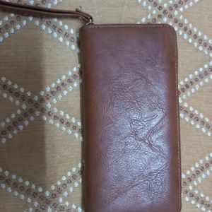 Brown Wallet For Money And Cards