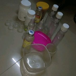 Small Plastic Empty Bottles DIY