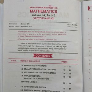 Jee Maths Objective Books