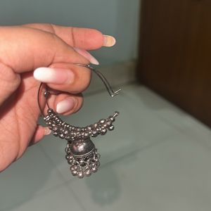 Oxidised Jhumka