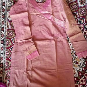 Stitched Magenta Chudidaar Suit Set With Dupatta