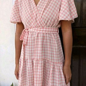 Loose Checked Dress