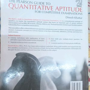 Pearson Quantitative Book For Clearing Aptitude!!!