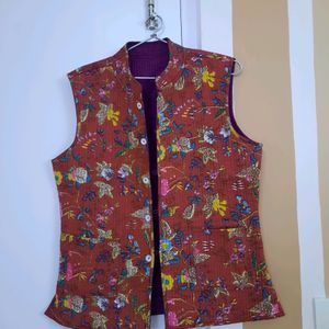 Reversible Jaipuri Print Jacket