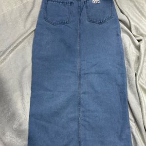 Imported Zara Denim Skirt