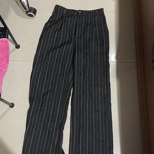 y2k pinstriped trousers