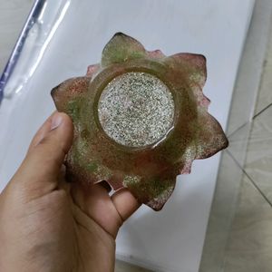 Resin Lotus Diya 🪔