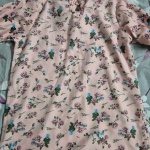 Floral Pink Top Women