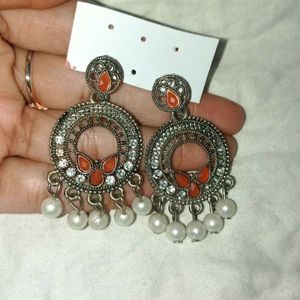 Trend Lastest Design Peal Set With Earring