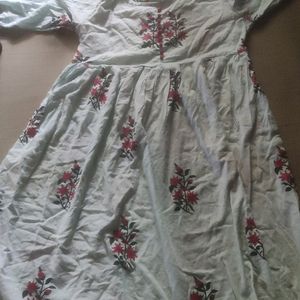 Cotton Frock With Plazzo