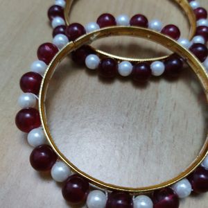 Handmade Beaded Bangles