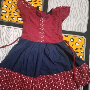 Stitched Frock In New Condition