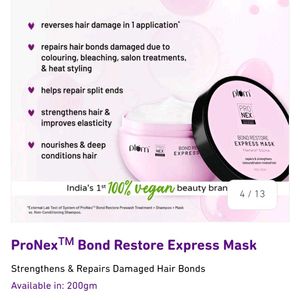 Combo Of 2 Pronex Bond Restore Express Hair Mask